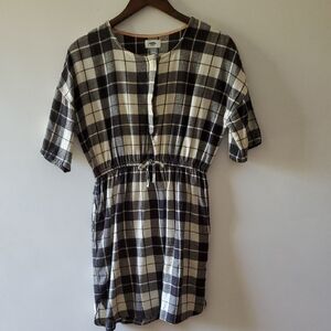Girls Plaid Flannel Dress - Old Navy